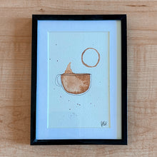 Load image into Gallery viewer, Coffee Mug Watercolor Framed by GS
