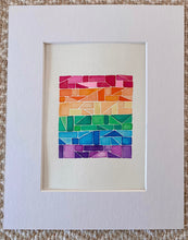 Load image into Gallery viewer, 8 x 10 inch Pride Flag Watercolor by GS
